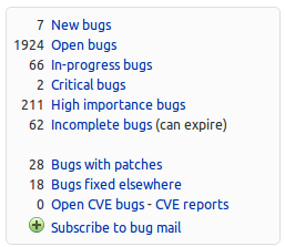 Bug information box
