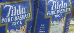 Bags of Tilda rice